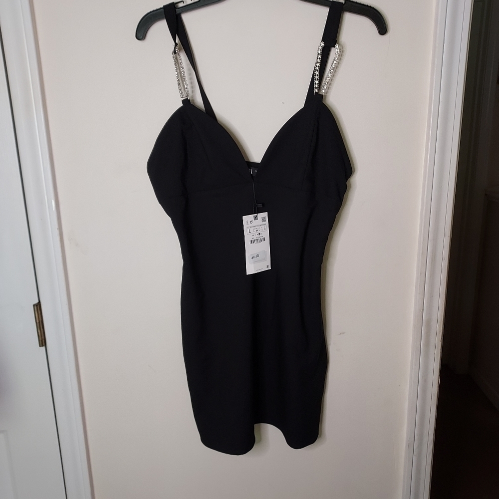 ZARA Sparkly Strap Dress - Picture 10 of 11